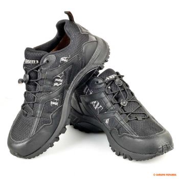 Кожаные кроссовки для активного отдыха Harkila Tolpa GTX 5, чёрные, высота 13 см