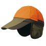 Кепка для охоты двухсторонняя Harkila Hat Pro Hunter, с оранжевой сигнальной вставкой