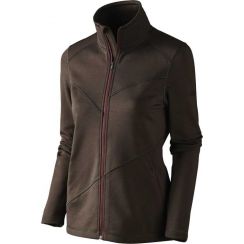 Флісова кофта жіноча Harkila Disa Lady Full Zip Fleece, колір Demitasse Brown