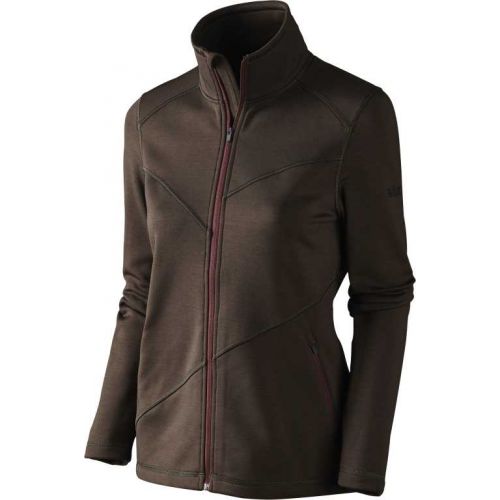 Флісова кофта жіноча Harkila Disa Lady Full Zip Fleece, колір Demitasse Brown 