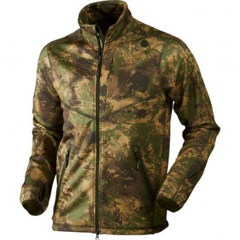 Флісова кофта для полювання і туризму Harkila Lynx Full Zip Fleece, колір AXIS MSP® Forest Green