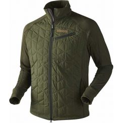 Куртка для ходовой охоты Harkila Hjartvar Insulated Hybrid, утеплитель PrimaLoft® Silver, цвет Dark green