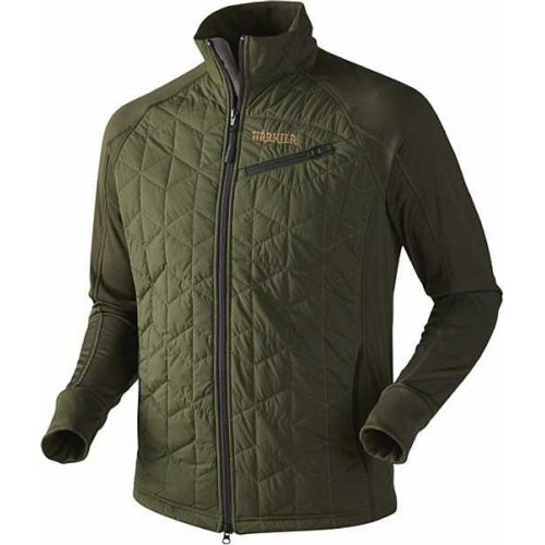 Куртка для ходовой охоты Harkila Hjartvar Insulated Hybrid, утеплитель PrimaLoft® Silver, цвет Dark green