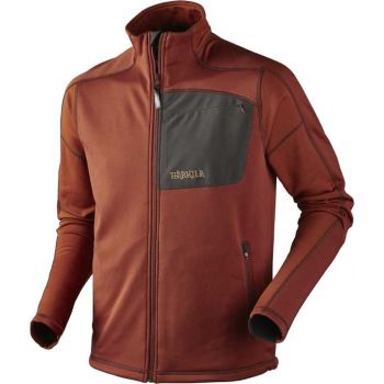 Летняя флисовая куртка Harkila Svarin fleece, цвет: темно-оранжевый