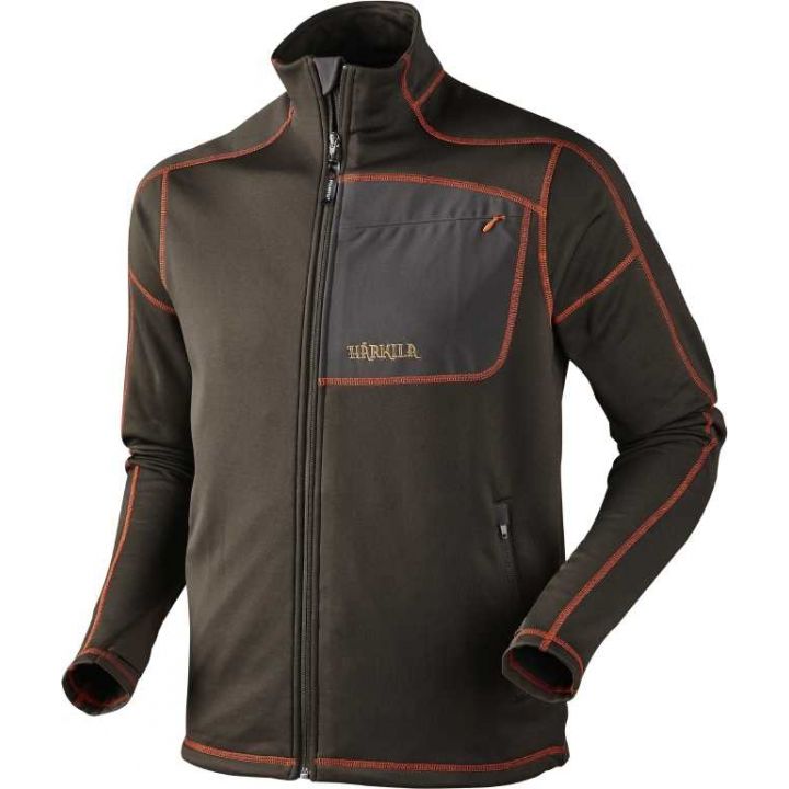 Летняя флисовая куртка Harkila Svarin fleece, цвет: коричневый