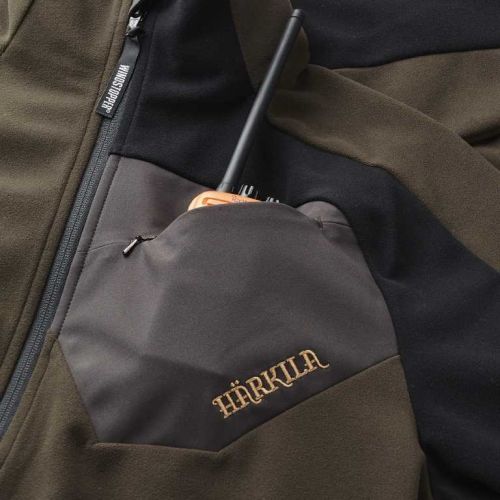 Флісова мисливська куртка Harkila Thor fleece, мембрана GORE WINDSTOPPER® 