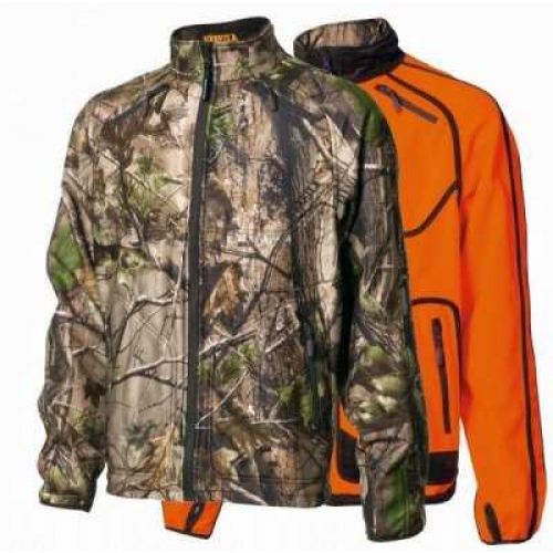 Флисовая куртка Harkila Vision, двухсторонняя - realtree / оранжевый