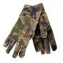 Мисливські флісові рукавички Harkila Chrome, з силіконовою поверхнею 