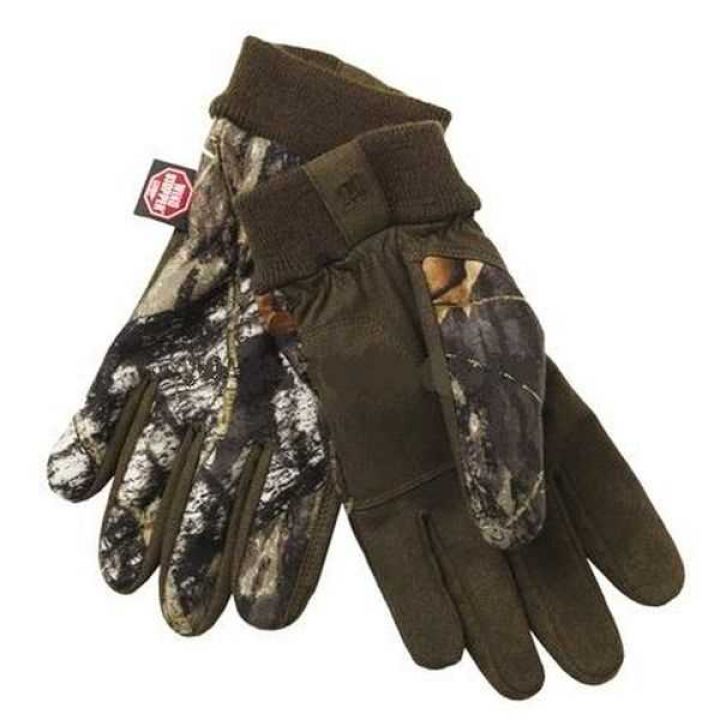 Флисовые перчатки для охоты Harkila Q-fleece, мембрана Gore Windstopper