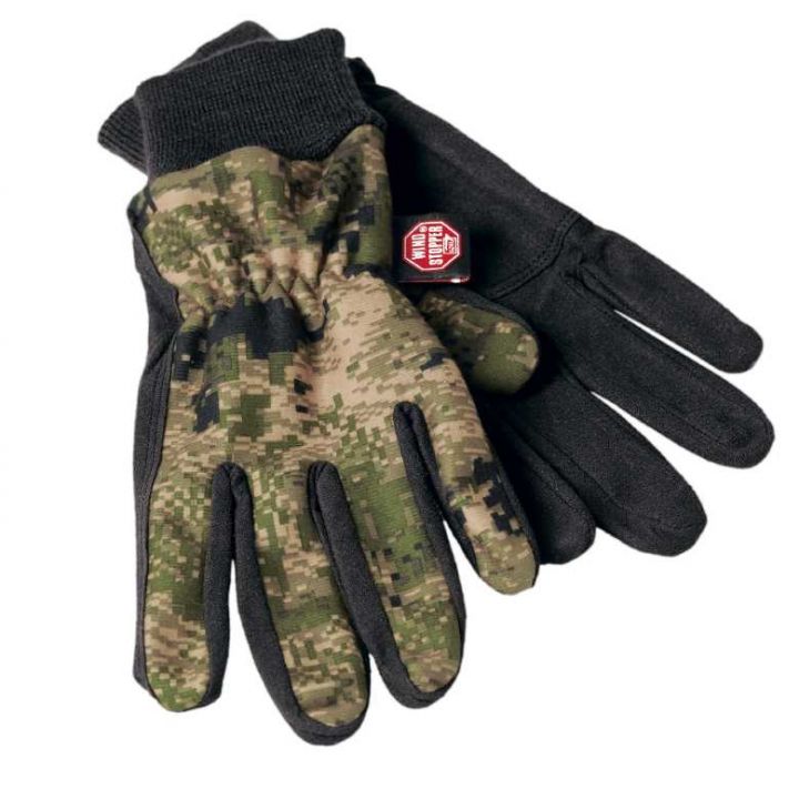 Перчатки охотничьи Harkila Q fleece Gloves, с мембраной WINDSTOPPER