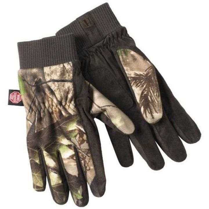 Флисовые перчатки для охоты и рыбалки Harkila Vision, цвет: Realtree