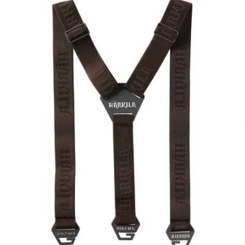 Подтяжки для брюк Harkila Tech Braces, на крючках, цвет: коричневый