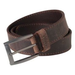 Ремінь шкіряний чоловічий Harkila Arvak Leather Belt, колір темно коричневий