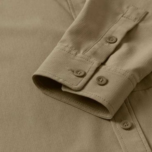 Охотничья рубашка с длинным рукавом Harkila Herlet Tech L/S shirt, цвет: Light khaki