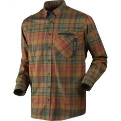 Мисливська картата сорочка Harkila Newton L/S Shirt, колір Spice Check