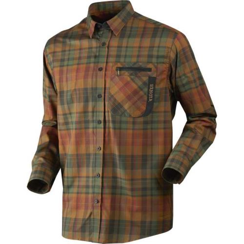 Мисливська картата сорочка Harkila Newton L/S Shirt, колір Spice Check 