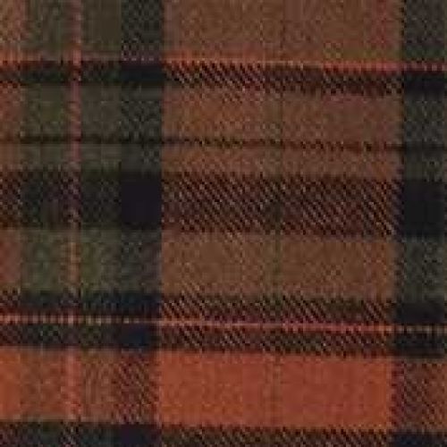 Охотничья клетчатая рубашка Harkila Pajala, вставки из замши, Burnt orange check