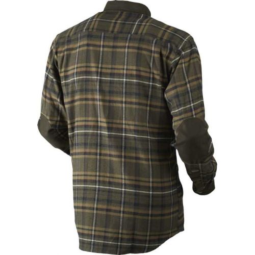 Мисливська картата сорочка Harkila Pajala, вставки із замші, Willow green check 