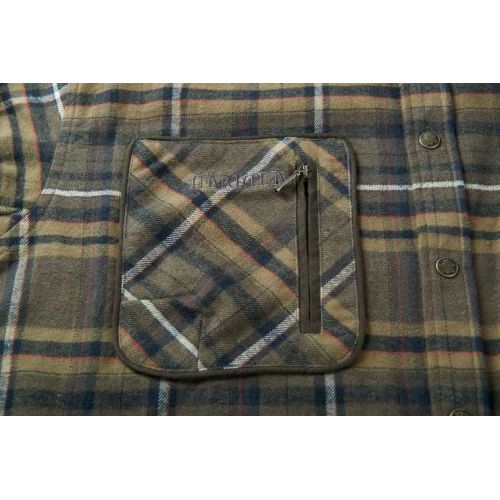 Мисливська картата сорочка Harkila Pajala, вставки із замші, Willow green check 