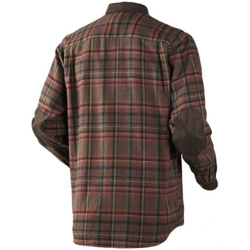 Мисливська картата сорочка Harkila Pajala, вставки із замші, Red check 