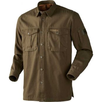 Охотничья рубашка с длинным рукавом Harkila PH Range LS, цвет: Dark olive