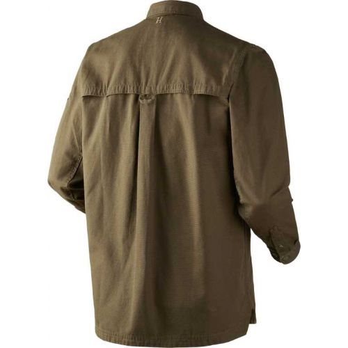Мисливська сорочка з довгим рукавом Harkila PH Range LS, колір: Dark olive 
