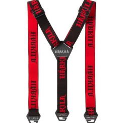 Підтяжки чоловічі широкі Harkila Tech Braces, на гачку, колір: червоний