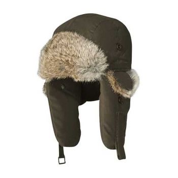 Зимняя шапка на пуху Harkila Alaska, с меховой отделкой
