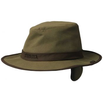 Шляпа для охоты Harkila Hat Pro Hunter, зелёная, с оранжевой сигнальной лентой