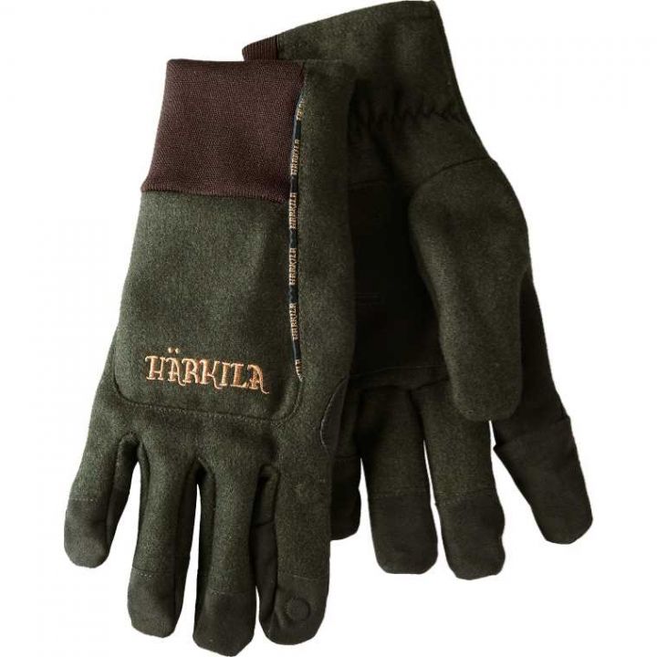 Термоперчатки с прорезиненными ладонями Harkila Metso Active Gloves, технология Bionic Finish®