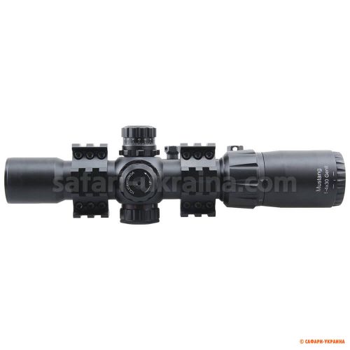 Приціл Vector Optics MUSTANG GENII 1-4X30 (30 мм) Illum. SFP 