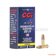 CCI Subsonic Segmented, кал .22 LR, CPSHP, 40 grs/2.6 г (1 шт)