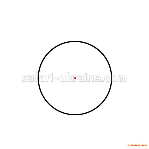 Приціл коліматорний Hawke Reflex Sight 1х25 5 MOA, на Weaver 