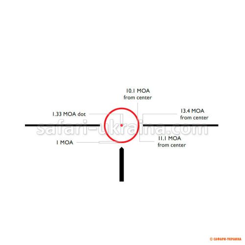 Прицел Hawke Frontier 30 1-6x24, сетка Circlel Dot