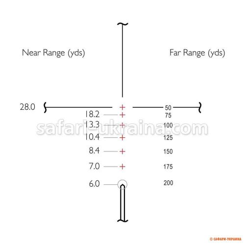 Прицел оптический Hawke Vantage 3-9х40 сетка 22 LR HV с подсветкой