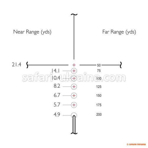 Прицел оптический Hawke Vantage 3-9х40 сетка 22 LR Subsonic с подсветкой