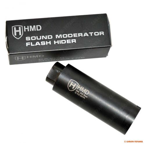 Вогнегасник на карабін HMD калібру .223 Rem, різьблення - 1/2 - 28 дюйма 