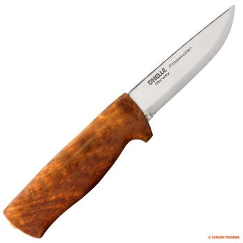 Нож для охоты Helle FOSSEKALLEN, длина клинка 90 мм, береза