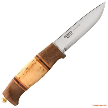 Нож для охоты Helle HARDING, длина клинка 100 мм, дерево+кожа