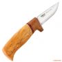 Охотничий нож грибник HARMONI PLUS, длина клинка 89 мм, деревянная рукоять