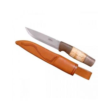Нож Helle Brakar 90, длина клинка 108 мм, рукоять: карельская береза+орех