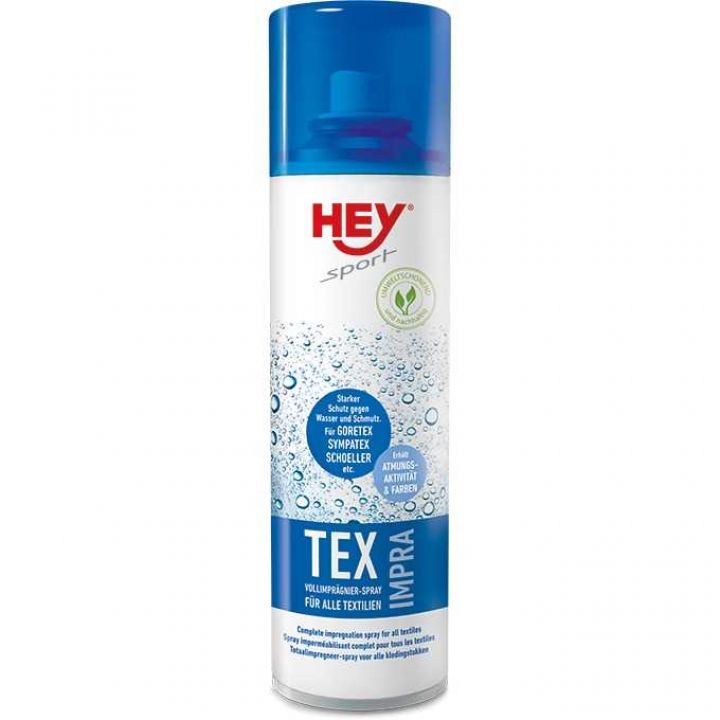 Пропитка спрей HEY-Sport TEX IMPRA для всех видов функциональных тканей, 200 мл