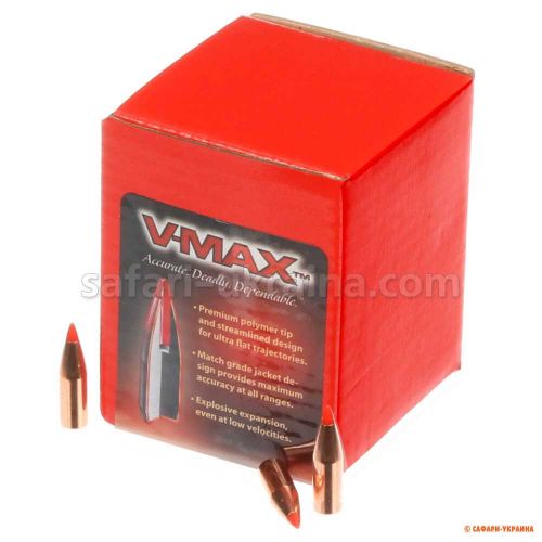Пуля Hornady V-Max, кал .224, масса 60 гр (3.9 г), 100 шт.