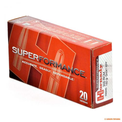 Патрон Hornady Custom, кал.300 RCM, GMX, вага: 9,7 g/150 grs 