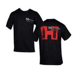 Футболка для охоты Hornady Distressted T-Shirt, 100% хлопок, чёрная