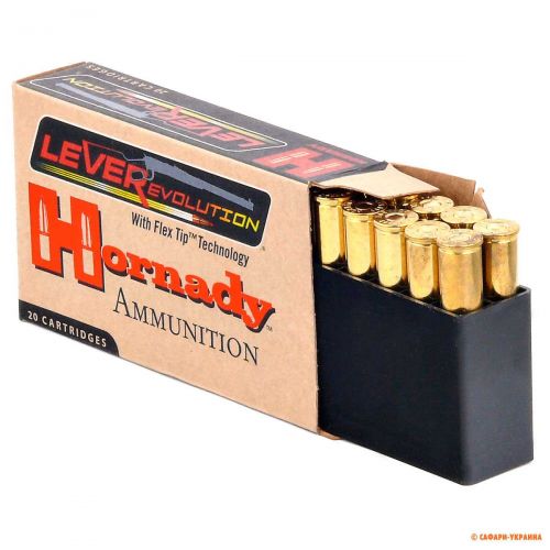 Патрон Hornady LEVERevolution, кал.444 Marlin, FTX (Flex Tip), вес: 17,2 gr/265 grs