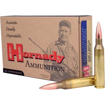 Патрон Hornady Match, кал.338 Lapua Magnum, BTHP, вага: 16,2 g/250 grs