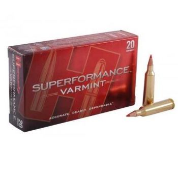 Патрон Hornady Superformance® Varmint, кал.22-250 Rem, тип кулі V-Max, маса 3,24 г/ 50 grs