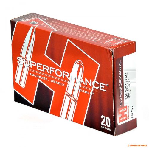 Патрон Hornady Superformance, кал.300 Win Mag, SST, вес: 11,7 g/180 grs
