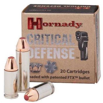 Патрон Hornady Critical defense, кал.38 Special, FTX, вес: 5,8g/90grain